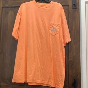 E208 Local Boy Outfitters Coral Pocket Men's T Shirt XX- Large EUC